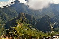 Peru - výhled z hory Machu Picchu