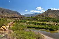 Peru - krajina mezi městy Ayacucho a Huancayo