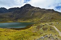 Peru - pohoří Huaytapallana, laguna Carhuacocha