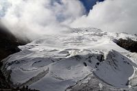 Peru - pohoří Huaytapallana, ledovec Huaytapallana