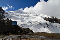 Peru - pohoří Huaytapallana, ledovec Huaytapallana