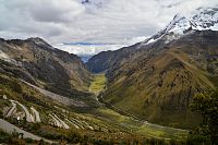 Peru - Národní park Huascarán, serpentiny silnice Punta Olimpica