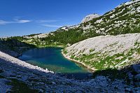 Slovinsko - Julské Alpy: Dolina triglavskih jezer, Jezero v Ledvicah