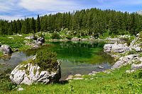 Slovinsko - Julské Alpy: Dolina triglavskih jezer, Dvojno jezero