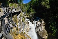 Rakousko - Vysoké Taury: soutěska Groppensteinschlucht