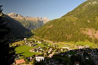 Rakousko - Vysoké Taury: vyhlídka Margarethen Pavillion nad Mallnitzem