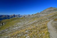 Rakousko - Vysoké Taury: stezka od horní stanice lanovky ke Kleiner Ankogel