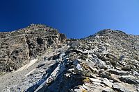 Rakousko - Vysoké Taury: závěr výstupu na Kleiner Ankogel