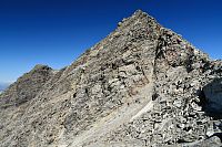 Rakousko - Vysoké Taury: vrchol Ankogel nad Kleiner Ankogel