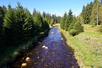 Šumava: Roklanský potok mezi Modravou a Javoří pilou