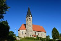 Německo - Bavorský les: kostel ve Finsterau