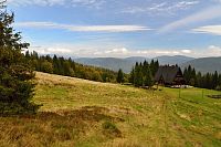Slovensko - Kysucké Beskydy: Hala Rycerzowa s výhledem na Oravské Beskydy