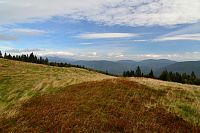 Slovensko - Kysucké Beskydy: Hala Rycerzowa s výhledem na Oravské Beskydy