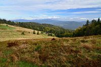 Slovensko - Kysucké Beskydy: Hala Rycerzowa s výhledem na Oravské Beskydy