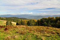 Slovensko - Kysucké Beskydy: Hala Rycerzowa s výhledem na Oravské Beskydy