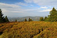 Slovensko - Kysucké Beskydy: zelená turistická trasa z Veľké Rači na Dedovku