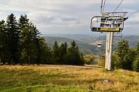 Slovensko - Kysucké Beskydy: sjezdovka nad Oščadnicou