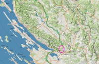 Chorvatsko - Velebit: mapka lokality Mali Alan