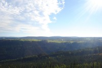 Pohled na jihozápad do Slavkovského lesa
