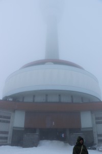 mlha u vysílače