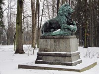 Krásná Lípa - socha lva