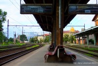vlakové nádraží v Českém Těšíně, a jede se domů :-)