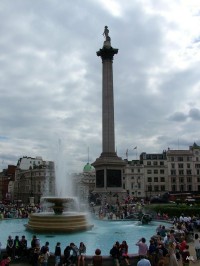 Trafalgar Square - Nelsonův sloup