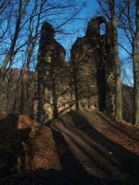 Krušné hory jsou plné tajemných míst - zřícenina hradu Kyšperk