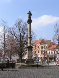Morový sloup a socha sv. Vavřince (3/2014)
