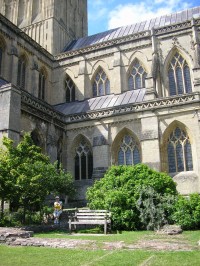 Wells - městečko s katedrálou v jihozápadní Anglii