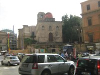 Palermo -  kostel San Giovanni degli Eremiti