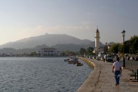 Pobřeží ve městě Zakynthos.