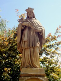 socha sv. Jana Nepomuckého z roku 1908