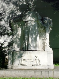 opatství - pomník J.G.Mendela
