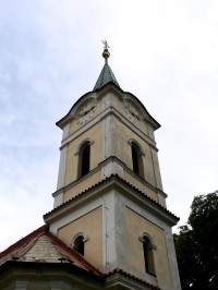 kostelní věž od severozápadu