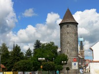 Čáslav - Otakarova věž a hradby