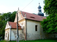 kostel sv. Jakuba Většího od jihozápadu