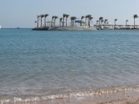 Hurghada - hotel Lillyland - pláž a moře