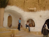 Městečko Matmata v Tunisku