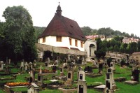 Pohled ze hřbitova - Autor: V. Vojíř