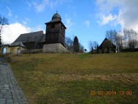 kostel svatého Kryštofa a dřevěná zvonice