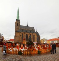Vánoční trhy Náměstí Republiky Plzeň-2015