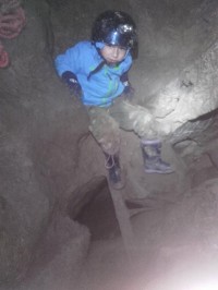 Jeskyně Netopýrka zdolána 5-ti letým chlapem