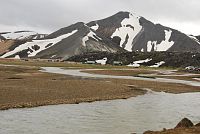 Landmannalaugar za řekou.