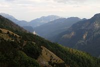 Ohlédnutí zpět do údolí.