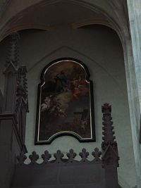 oltářní obraz v chrámu sv. Bartoloměje s pestrou historií