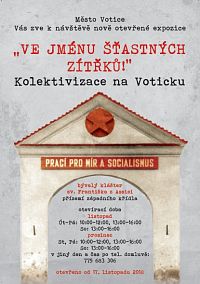 Unikátní expozice o kolektivizaci českého venkova je od 17. listopadu 2018 k vidění  ve Voticích