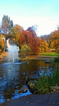 Park v Mariánských Lázních