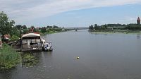 Hrad Malbork - řeka Nogat