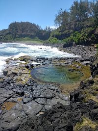 Rock pool na Mauriciu